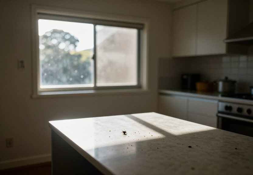 Bed bugs hiding in furniture cracks in a Bonnyrigg home