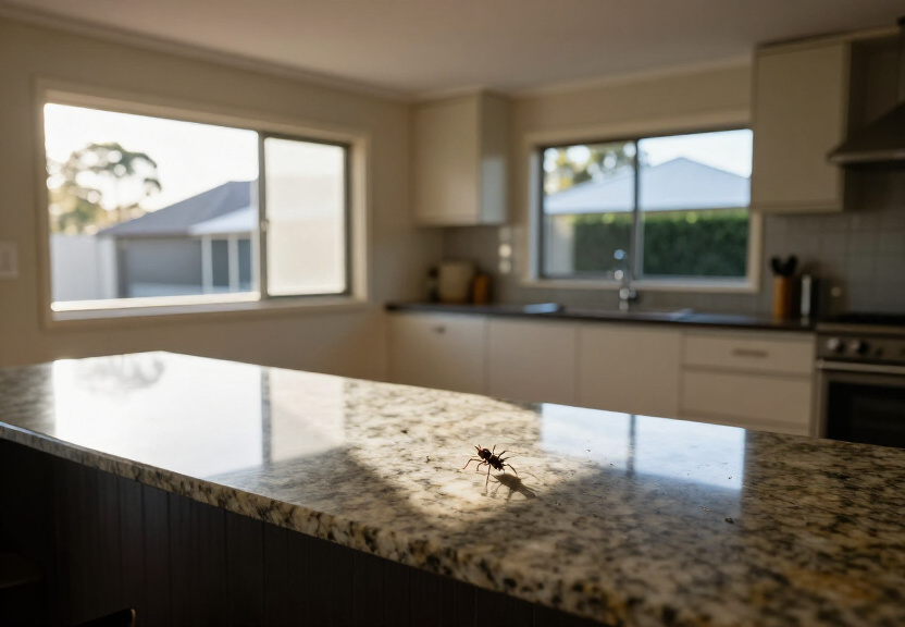 Spider-free garage in Bonnyrigg after treatment